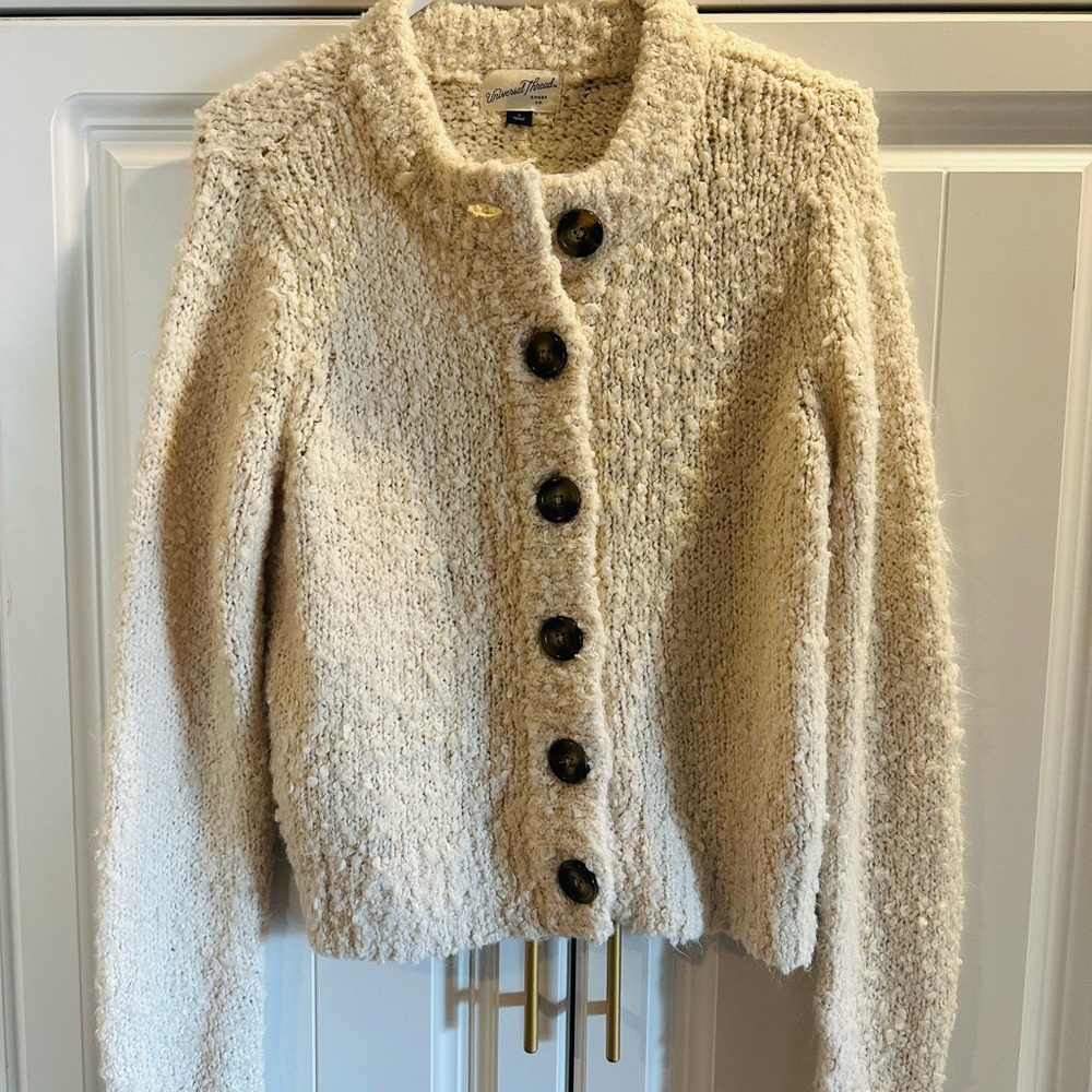 Chanel Cream Textured Women's Jacket